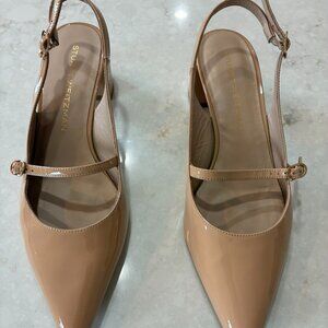 Stuart Weitzman Emilia Slingback Women's Shoes - Adobe - Size 9